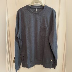 Men’s Vuori Jeffrey’s pullover navy heather size L